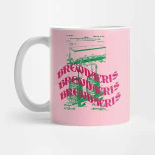 Brewdacris Area Codes Pink Mug